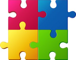 puzzle pieces to indicate interdependence