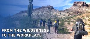 image shows Outward Bound Professionals training in the wilderness