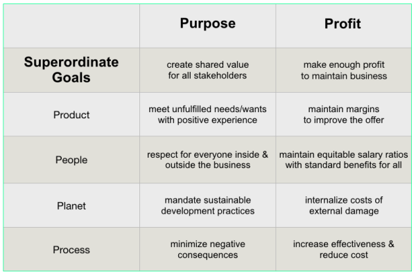 purpose and profit